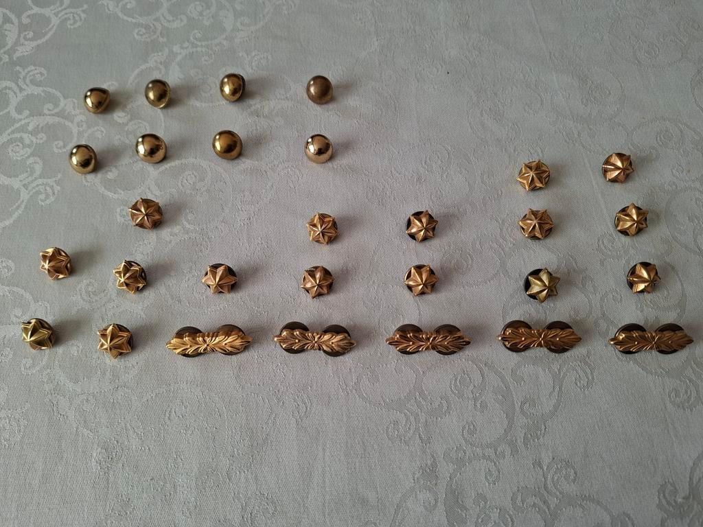 Partij balken stippen en sterren  Koninklijke Landmacht, Verzamelen, Militaria | Algemeen, Verzenden, Landmacht, Nederland, Embleem of Badge