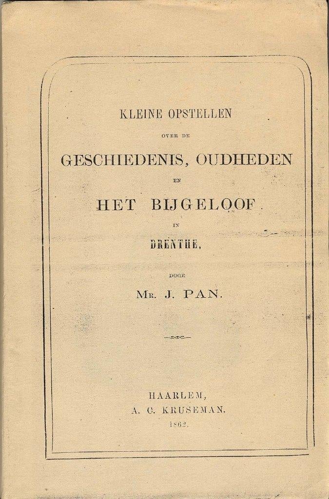 Geschiedenis, oudheden, bijgeloof in Drenthe (Zeldzaam), Ophalen of Verzenden, Zo goed als nieuw