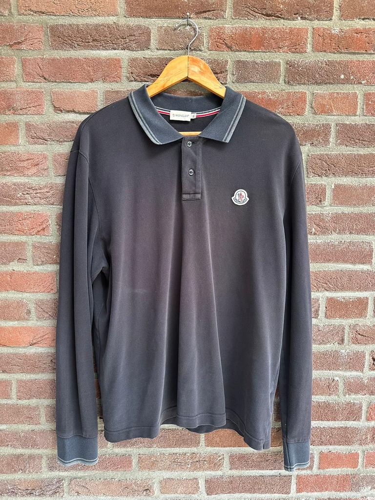 Originele moncler t shirt lange mouwen maat xl, Ophalen of Verzenden, Zo goed als nieuw