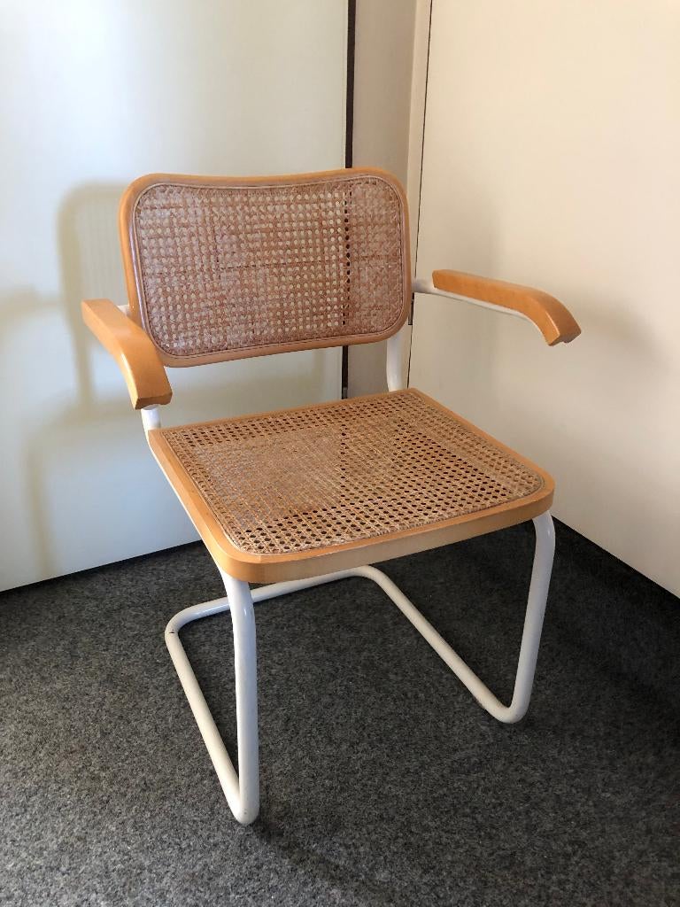 Fijne stoel met armleuningen - model Thonet, Ophalen, Gebruikt, Bruin, Eén