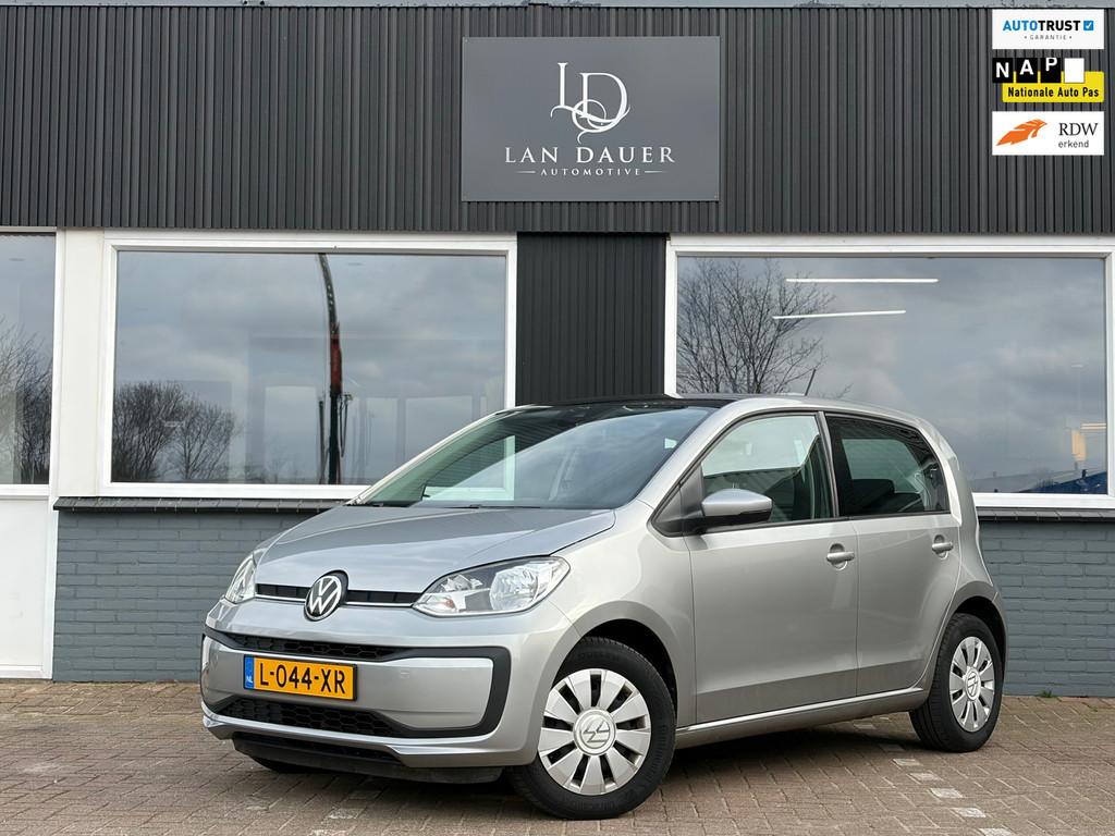 Volkswagen Up! 1.0 / Airco / Zwartdakje / 2021, Gebruikt, 4 stoelen, Origineel Nederlands, Bedrijf