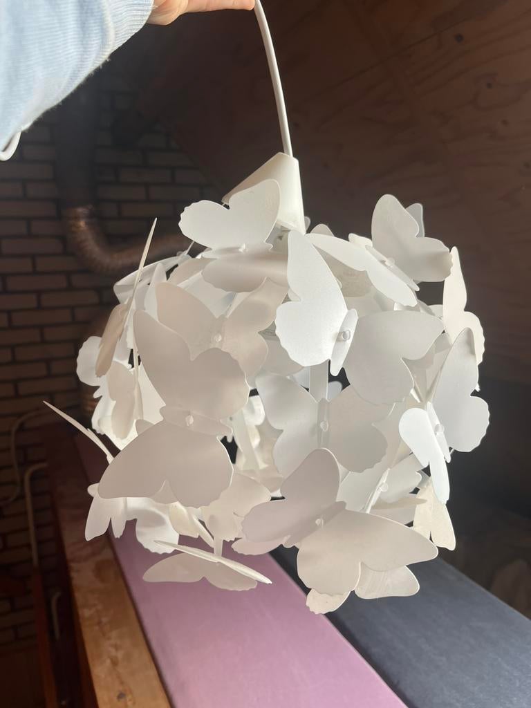 Kinderlamp met vlinders, Ophalen, Zo goed als nieuw