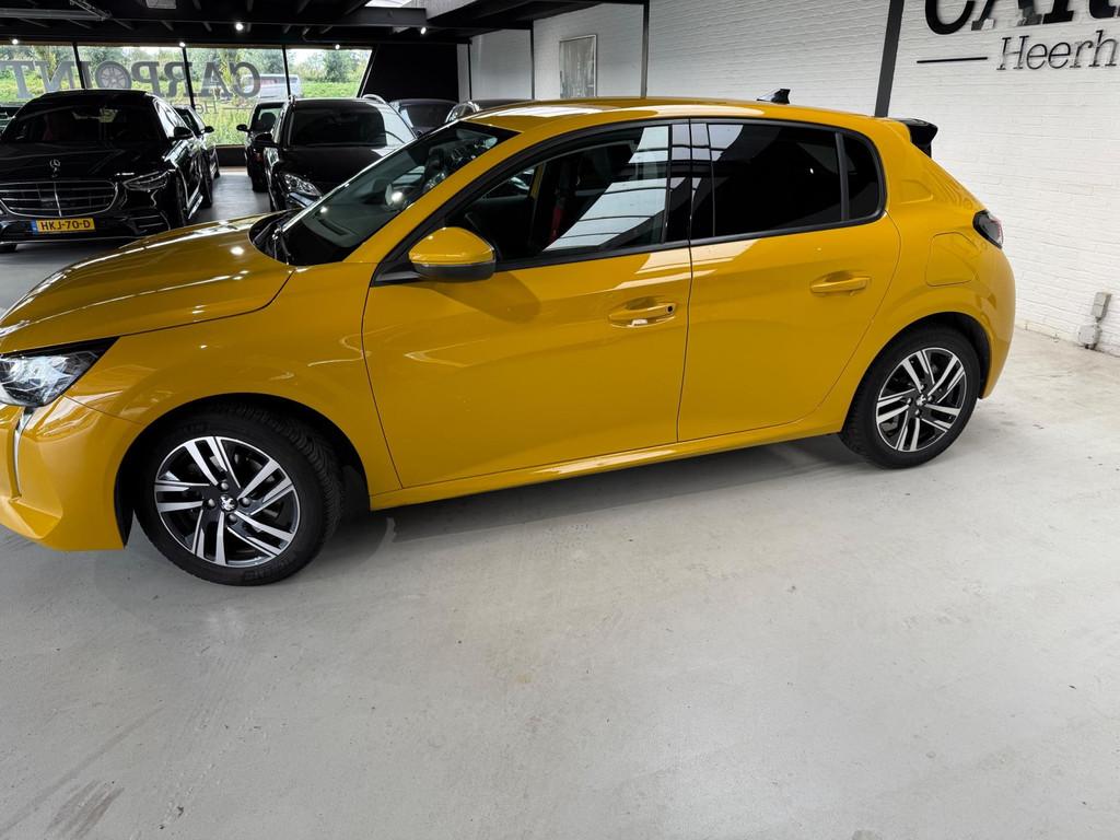 Peugeot 208 1.2 PureTech Allure Pack 2021 Automaat 101PK Cam, 101 pk, Gebruikt, Euro 6, Leder en Stof