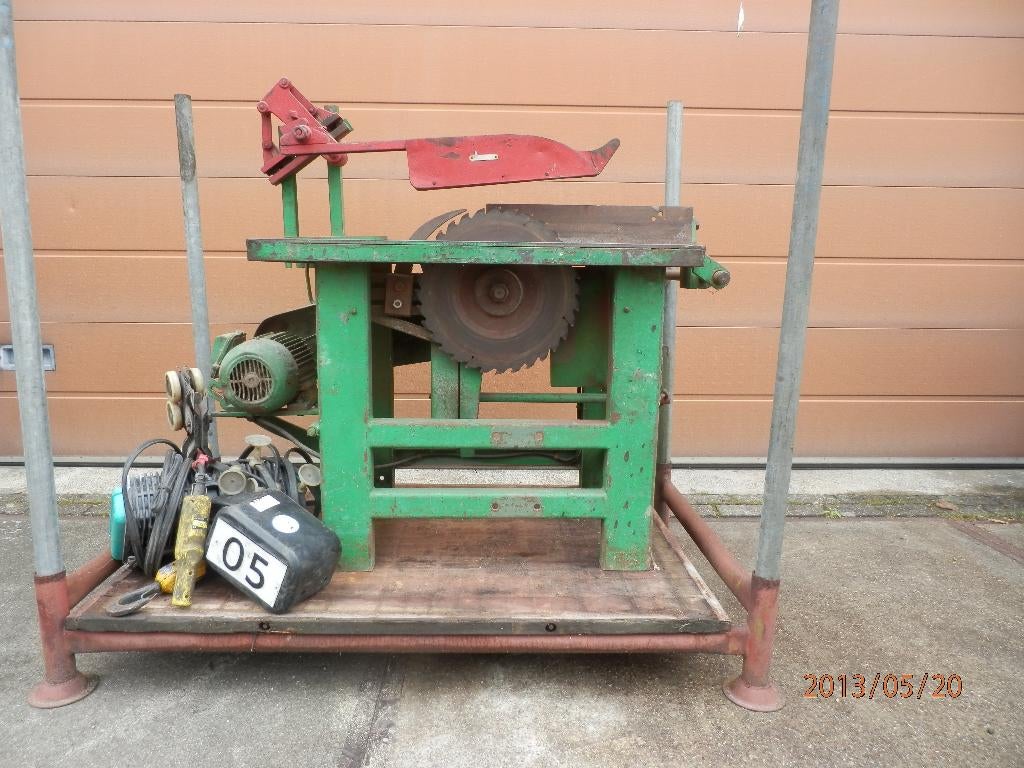 Zware Bouw cirkel Zaagmachine, Doe-het-zelf en Verbouw, Gereedschap | Zaagmachines, Gebruikt, Cirkelzaag, 70 mm of meer, Ophalen of Verzenden