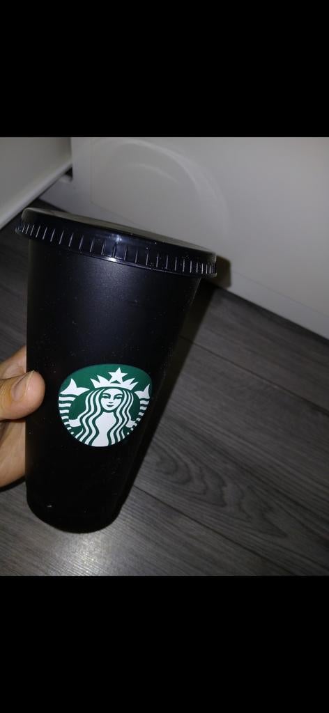 Nieuwe Starbucks beker met rietje - Zwart, Ophalen, Nieuw
