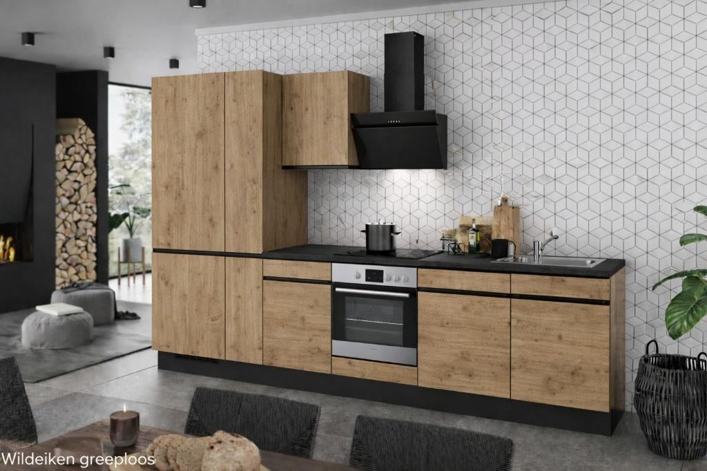 NIEUWE Luxe Moderne Keukens – Wildeiken Look | Compleet