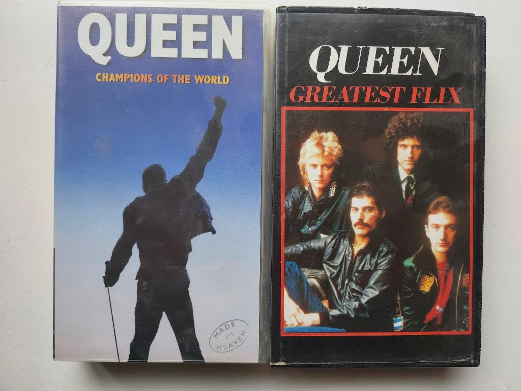 QUEEN 5 VHS Banden, Alle leeftijden, Ophalen of Verzenden, Gebruikt, Muziek en Concerten