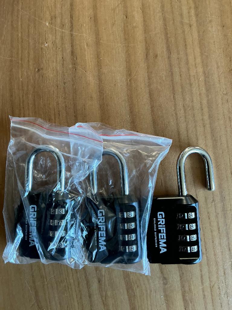 cijfersloten, Ophalen of Verzenden, Nieuw, Rvs, Slot