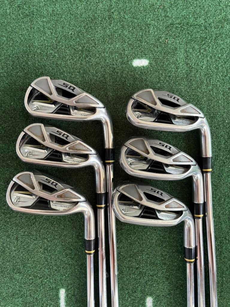 Nike SQ Machspeed Ijzerset | 6,7,8,9,PW,AW | Stiff Flex, Set, Ophalen of Verzenden, Zo goed als nieuw, Nike