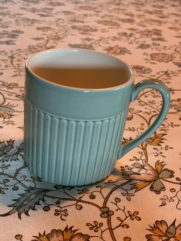 Wedgwood container mok groen, Ophalen of Verzenden, Zo goed als nieuw, Wedgwood, Kop(pen) en/of Schotel(s)