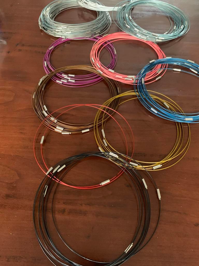 Gekleurde spangen met schroefdraad  opruimingsprijs, Ophalen of Verzenden, Nieuw, Overige kleuren, Overige materialen