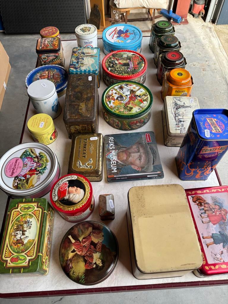 50 blikken met mooie afbeeldingen in één koop, Ophalen of Verzenden, Gebruikt, Overige, Overige merken