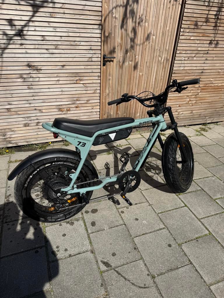 Super73-ZX Agave Groen - Goede staat, incl. slot & snellader, Fietsen en Brommers, Elektrische fietsen, Zo goed als nieuw, 59 cm of meer