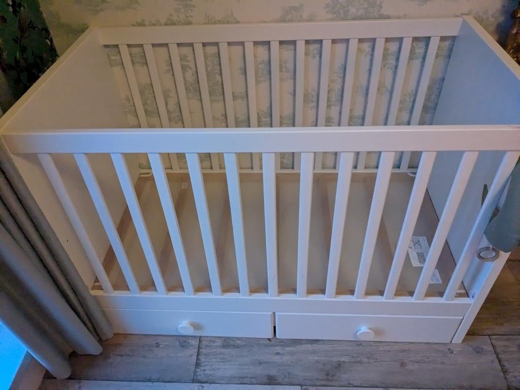 Ikea Stuva ledikant met lade en zijsteun, Ophalen