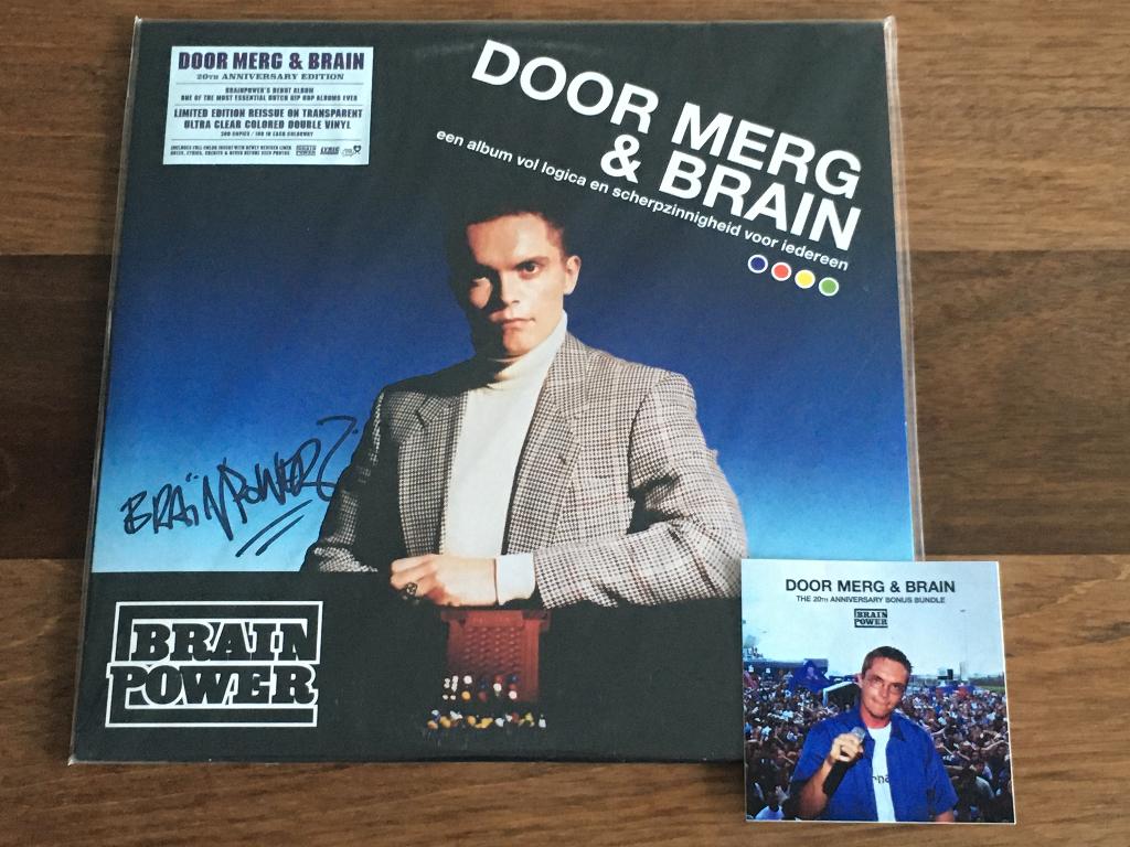 Vinyl 2LP Brainpower Door Merg&Brain CLEAR SIGNED RSD 2021, Ophalen of Verzenden, Nieuw in verpakking, 12 inch, Rap of Hip Hop