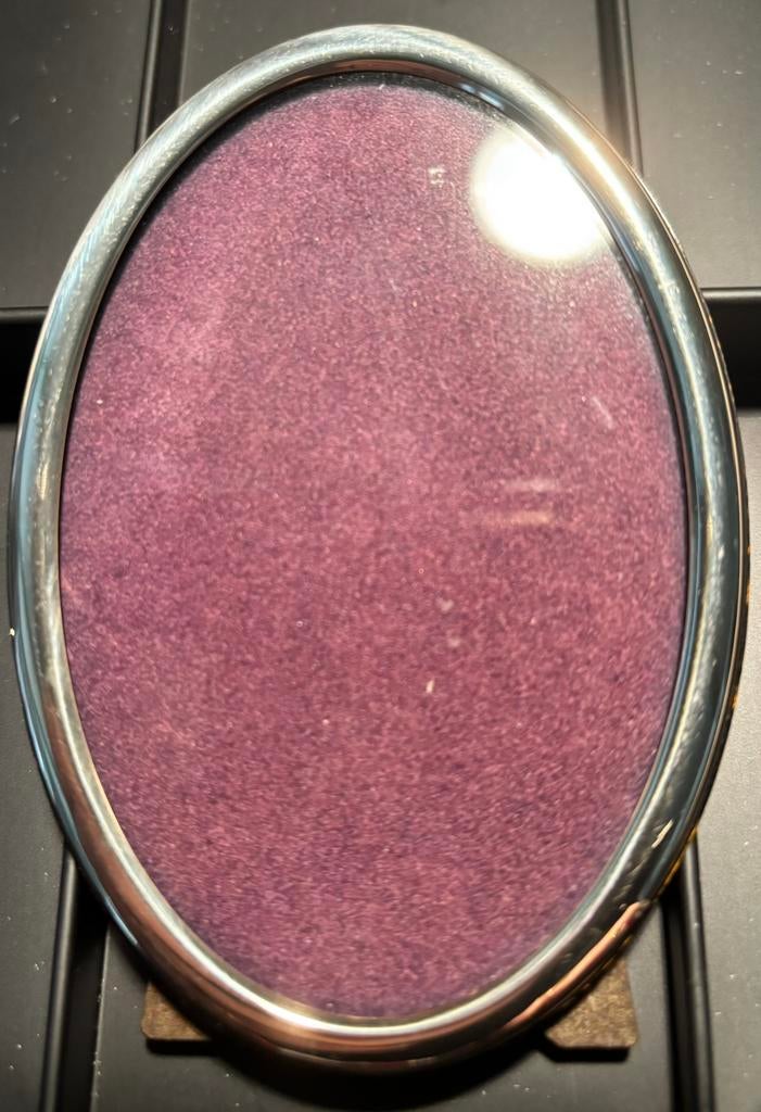 Zilveren ovale fotolijstje gratis verzending., Ophalen of Verzenden, Nieuw