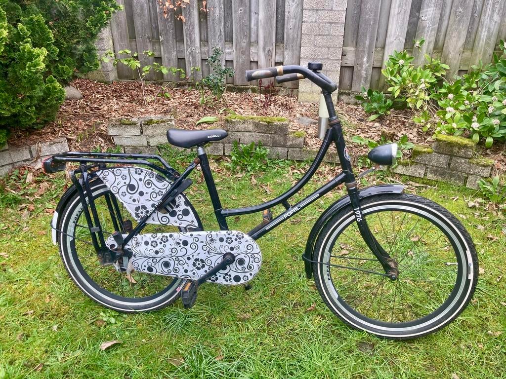 Popal meisjesfiets 22 inch, Fietsen en Brommers, Ophalen, Gebruikt, 22 inch