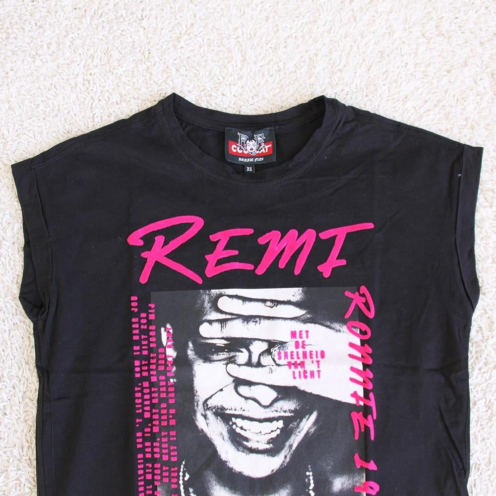 Super Leuk Coolcat Shirtje 100% Katoen - 80 (XS) € 10,-, Kleding | Dames, T-shirts, Zwart, Ophalen of Verzenden, Zo goed als nieuw