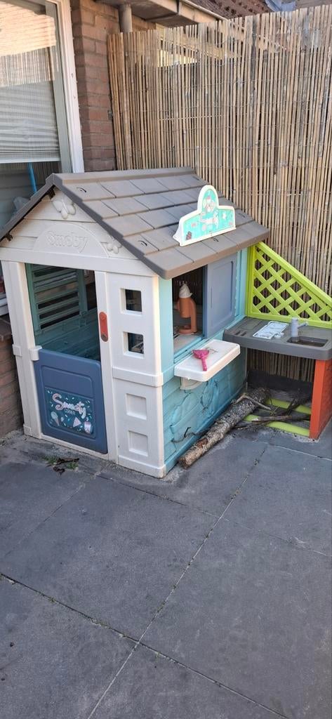 Smoby ijssalon met buitenkeuken, Kinderen en Baby's, Ophalen, Gebruikt