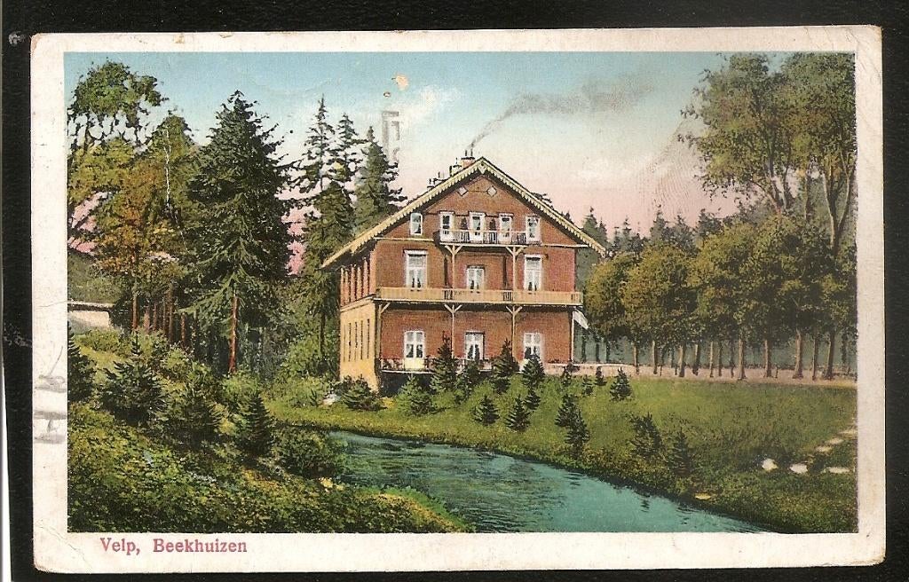 Velp, Beekhuizen, Ophalen of Verzenden, 1920 tot 1940, Gelopen, Gelderland