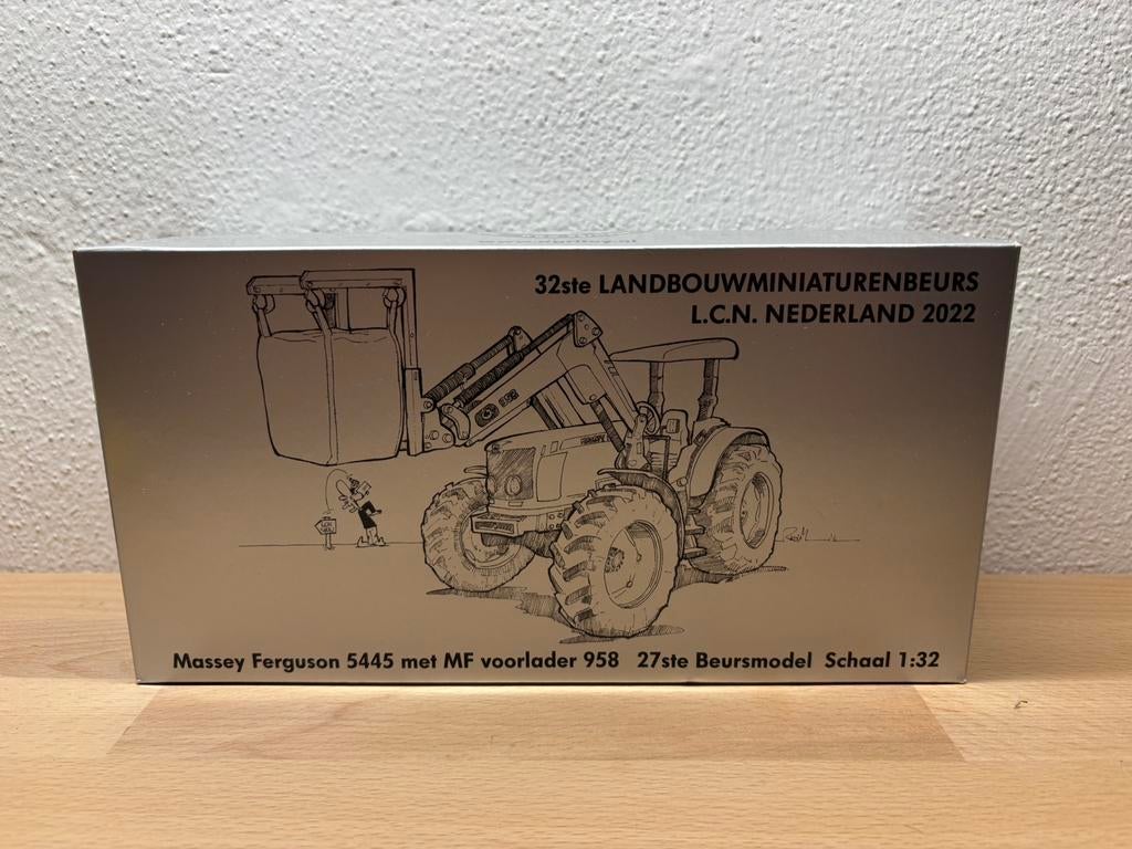 Siku massey Ferguson 5445 Lcn model, Ophalen of Verzenden, Zo goed als nieuw, Tractor of Landbouw, SIKU