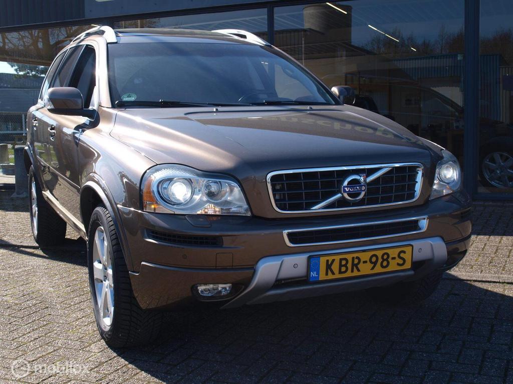 Volvo XC90 7P AWD 2.4 D5 Aut6 Standkachel Elec Schuifdak Lee, Euro 5, Gebruikt, Zwart, Bruin