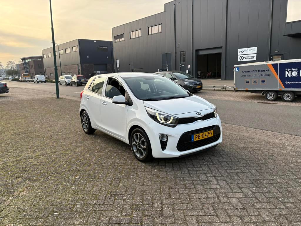Kia Picanto 1.0 Cvvt 67pk 5-zits 2017 Wit, Voorwielaandrijving, Wit, Origineel Nederlands, 24 km/l