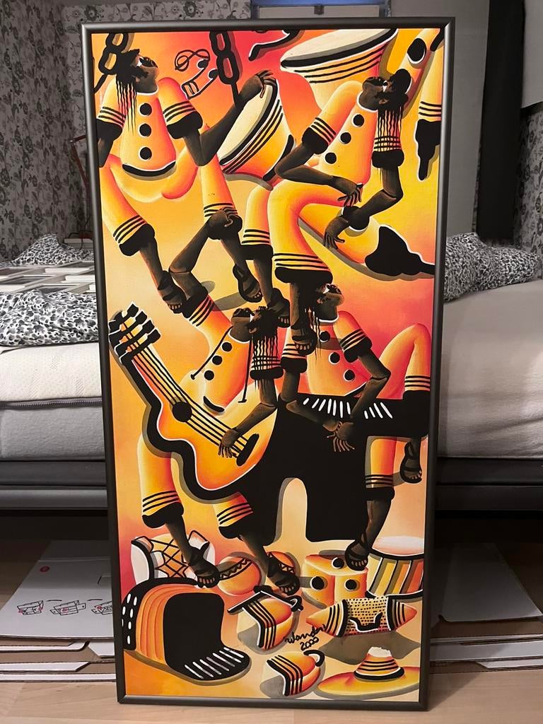 Afrikaans schilderij, Ophalen