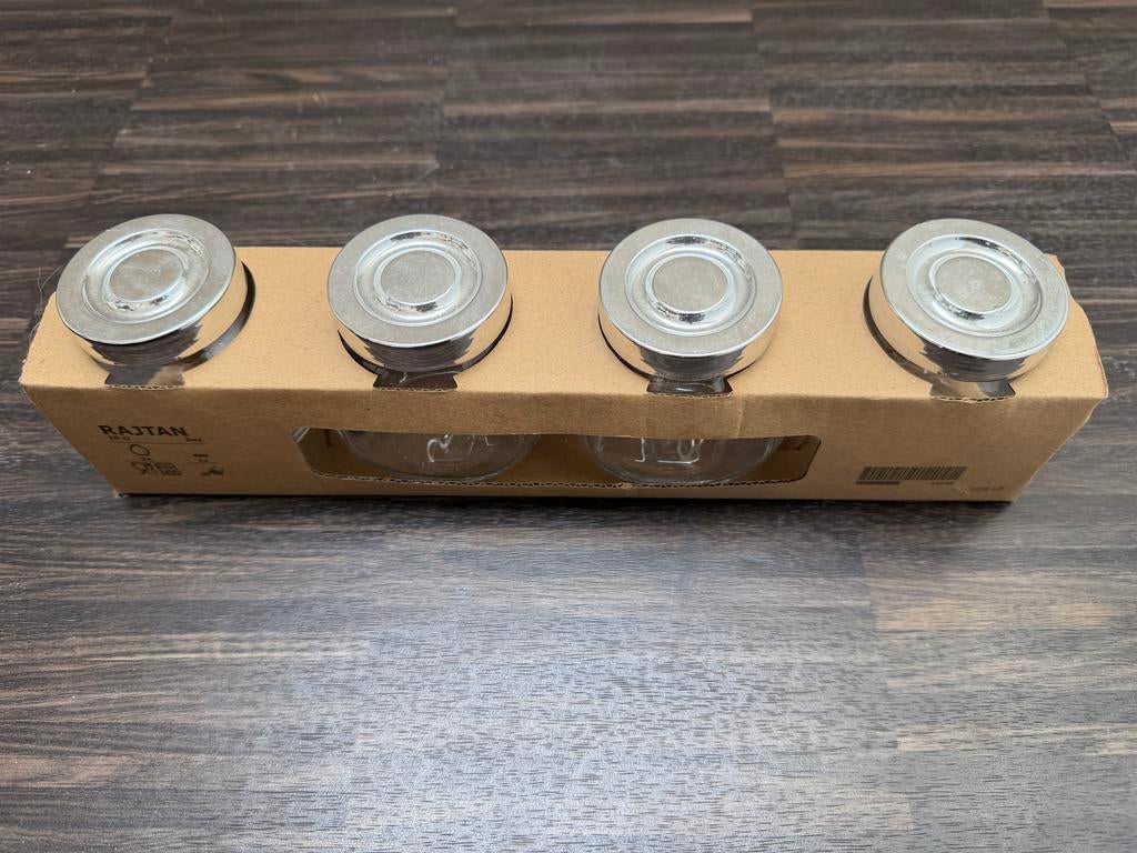 IKEA RAJTAN voorraadpotten met schroefdeksel, Ophalen of Verzenden, Nieuw