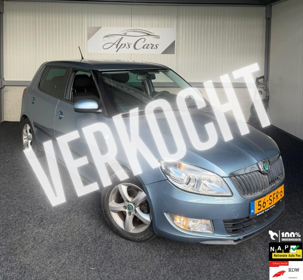 Skoda Fabia 1.2 TDI 55KW Greenline 2011 *VERKOCHT*, Auto's, Voorwielaandrijving, Euro 5, 74 pk, Zwart