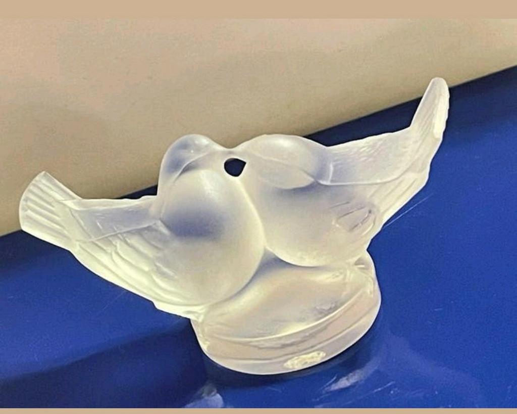 Lalique Deux Colombes, Antiek en Kunst, Ophalen of Verzenden