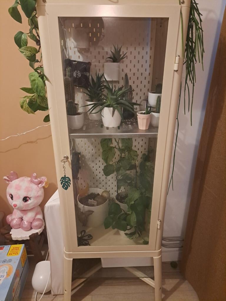 Greenhouse cabinet fabrikör Ikea beige crème, Ophalen, Met plank(en), Minder dan 50 cm, 100 tot 150 cm