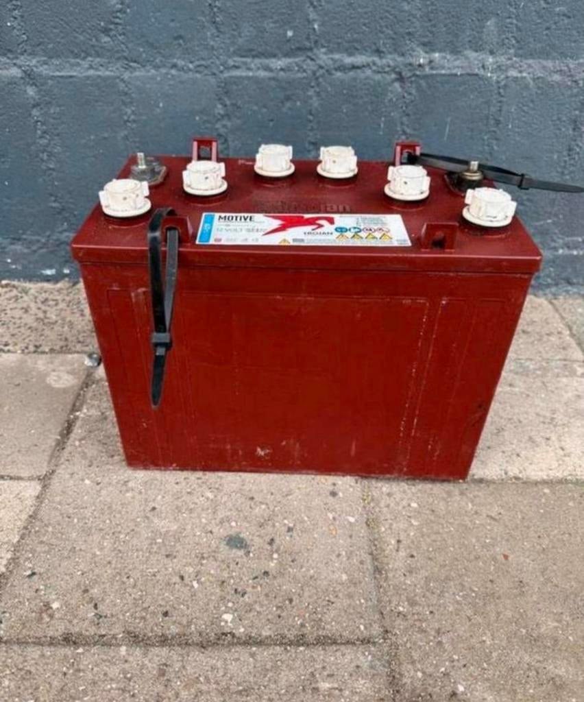 Trojan motive T-1275 accu. Superior cycling flooded, Ophalen, Zo goed als nieuw