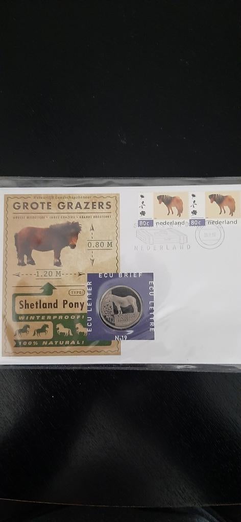 Ecu brief natuurlijk landschapsbeheer, Ophalen of Verzenden, Brief