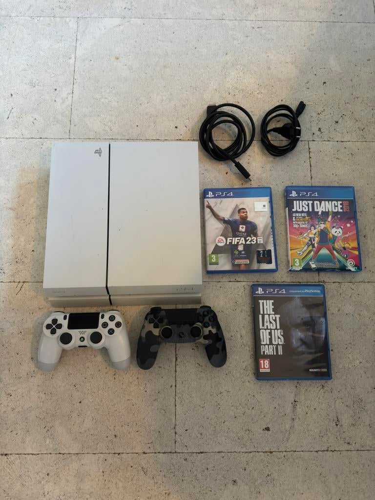 PS4 PlayStation 4 Console - Wit, Ophalen, Overige genres, 2 spelers, Zo goed als nieuw