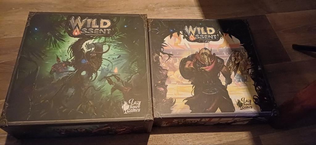 Wild Assent Kickstarter Editie - Bordspel, Een of twee spelers, Ophalen of Verzenden, Zo goed als nieuw, Lazy Squire Games