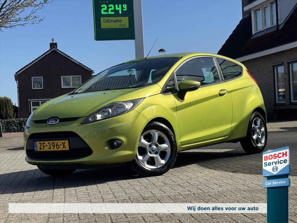 Ford Fiesta 1.25 / Nieuwe APK / Airco / Lichtmetaal, Euro 5, Stof, 4 cilinders, 82 pk