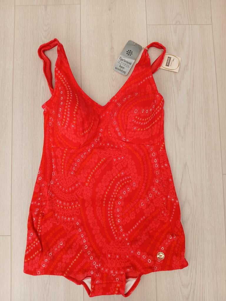 Helanca nieuw rood badpak maat 48, Ophalen of Verzenden, Nieuw, Rood, Badpak