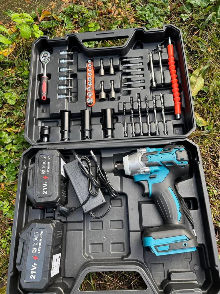 slagmoersleutel 2x accu’s nieuw, Ophalen of Verzenden, Nieuw, Overige typen