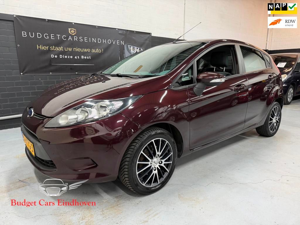 Ford Fiesta 1.25 Limited Nap/Airco/5Drs/APK 05-2027!, Voorwielaandrijving, Euro 5, Stof, 1242 cc