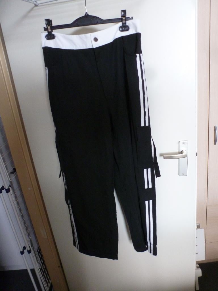 WANDEL / SPORT  broek ZWART /WIT 42 -GRATIS zend, Verzenden, Zwart, Maat 42/44 (L), Nieuw