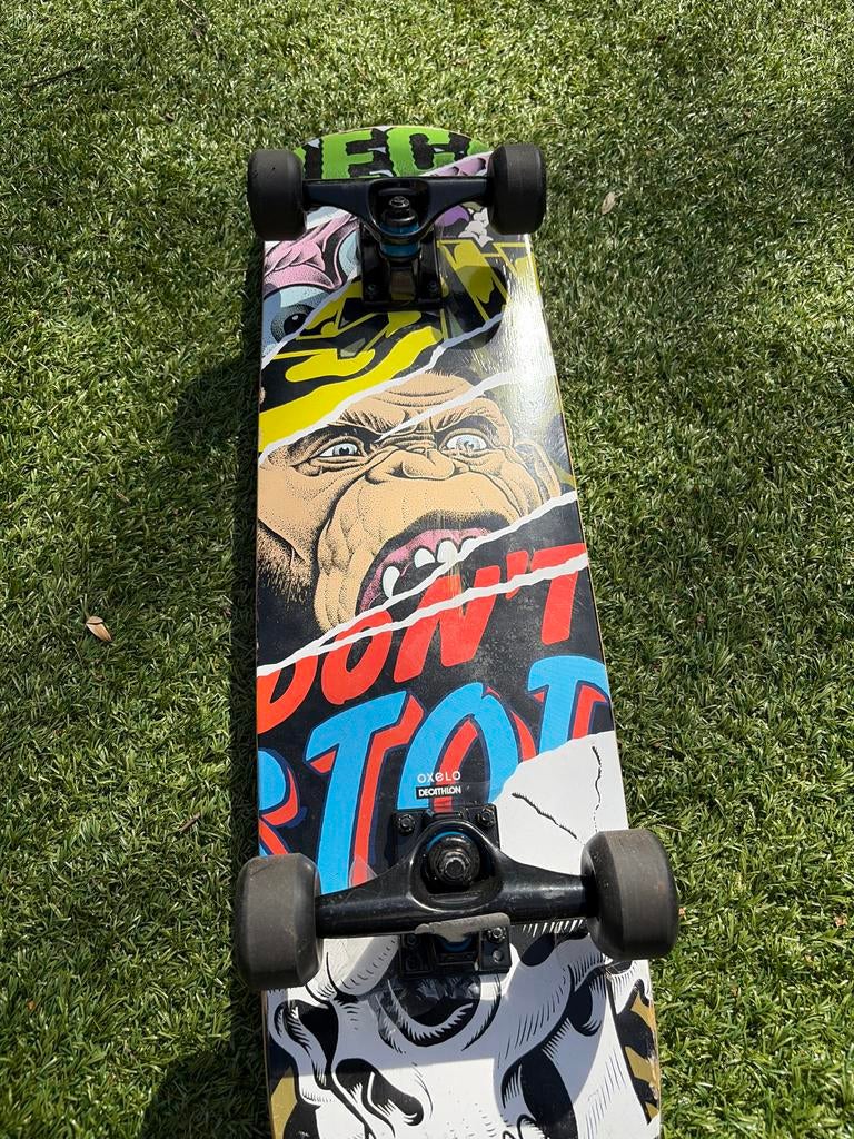 Oxelo skateboard, Sport en Fitness, Skateboarden, Ophalen, Zo goed als nieuw, Skateboard