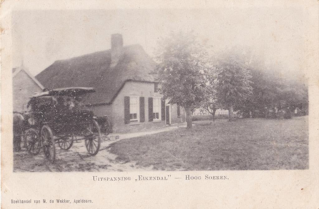 Hoog Soeren Uitspanning Eikendal, Verzamelen, Ophalen of Verzenden, Voor 1920, Ongelopen, Gelderland