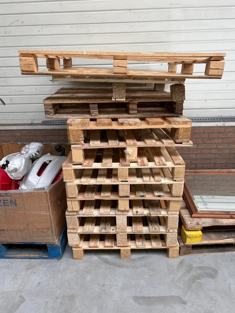 Wegwerppallets - Diverse maten en types, Tuin en Terras, Haardhout, Ophalen