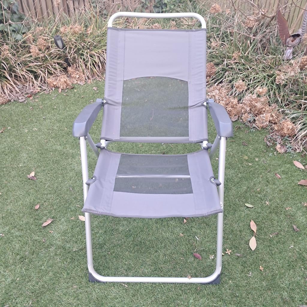 Verstelbare Klapstoel - Ideaal voor Camping of Tuin, Ophalen of Verzenden, Gebruikt
