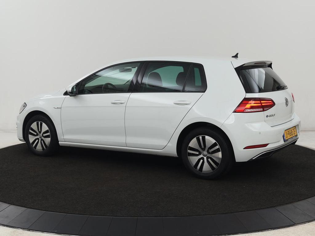 Volkswagen e-Golf E-DITION | Stoelverwarming | Warmtepomp |, Gebruikt, Zwart, Wit, Origineel Nederlands