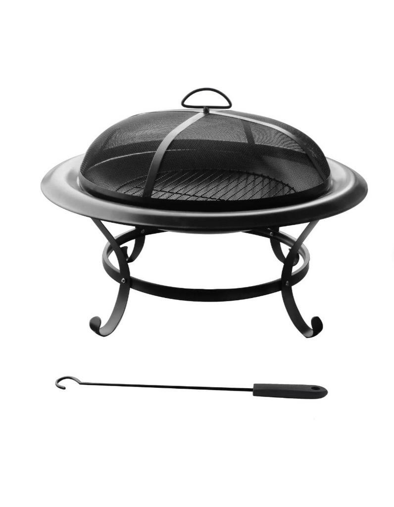 Nieuw in doos Central Park vuurkorf Lanzarote zwart Ø76cm, Tuin en Terras, Vuurschalen, Ophalen of Verzenden, Nieuw