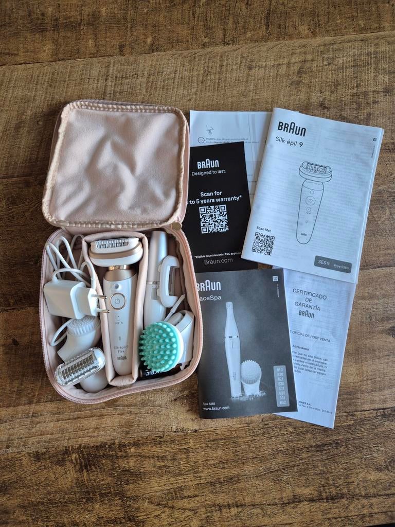 Braun Silk épil 9 Flex + Braun Face SE810 NIEUW, Ophalen of Verzenden, Nieuw, Overige typen