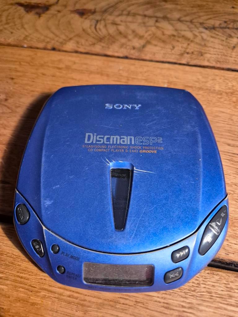 Sony D-E443 Discman - werkt alleen op adapter, Ophalen of Verzenden, Discman