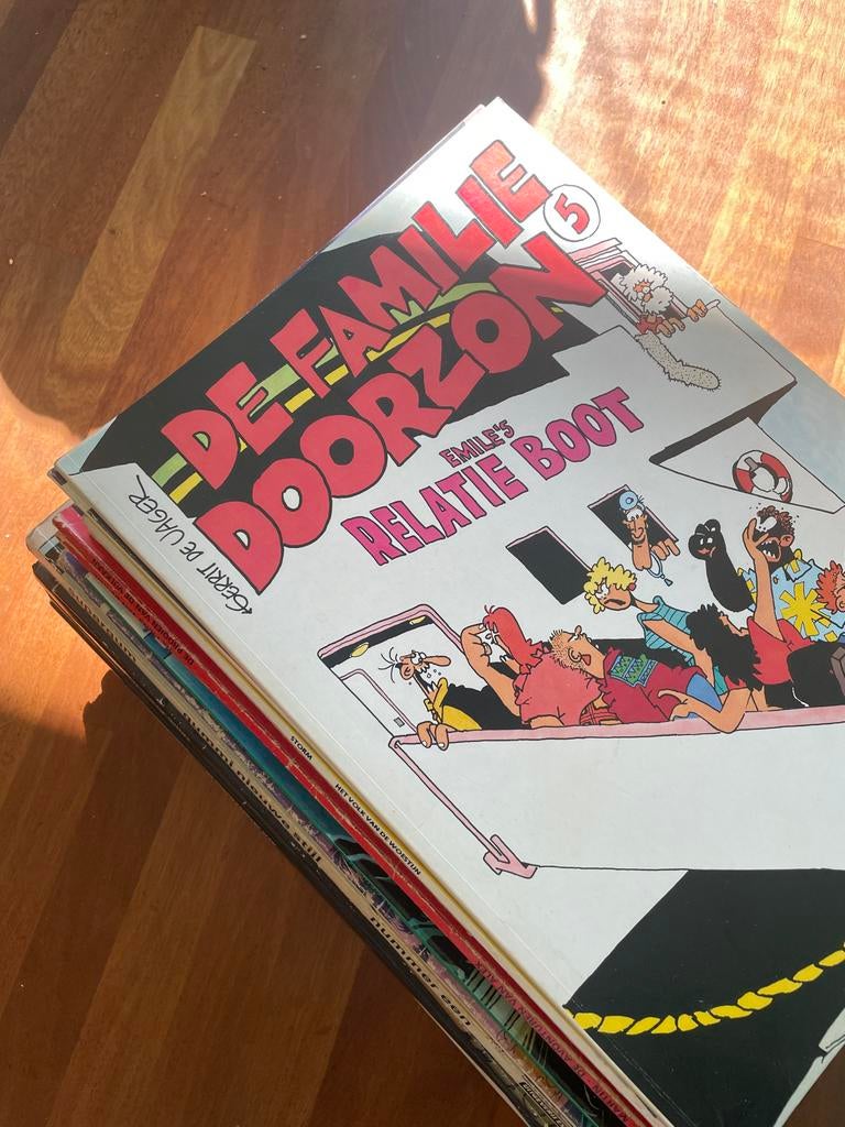Oude strips: De Familie Doorzon, Hulk, Kinderen van de Wind, Boeken, Stripboeken, Meerdere stripboeken, Ophalen, Gelezen